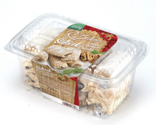 Listový šáteček s vlašskými ořechy 250g