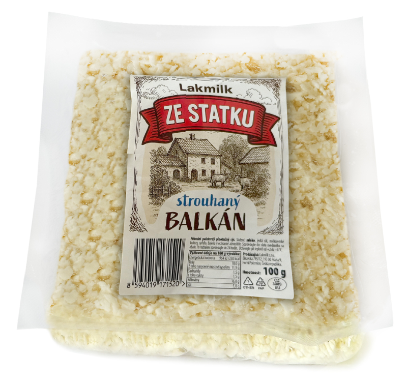 Balkánský sýr strouhaný 100g