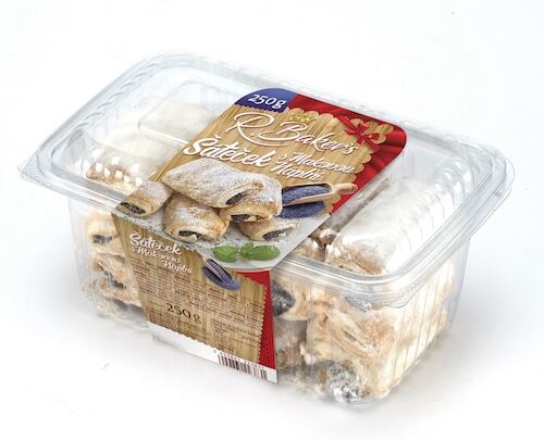 Listový šáteček s makovou náplní 250g