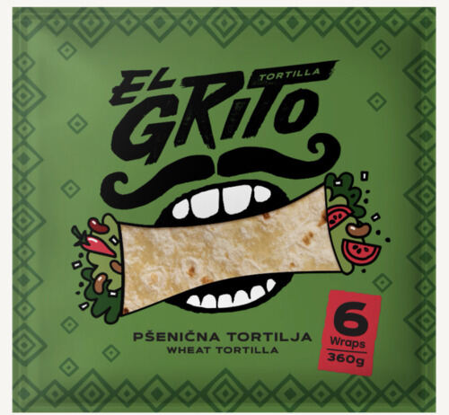 Pšeničná tortilla 360g 6ks