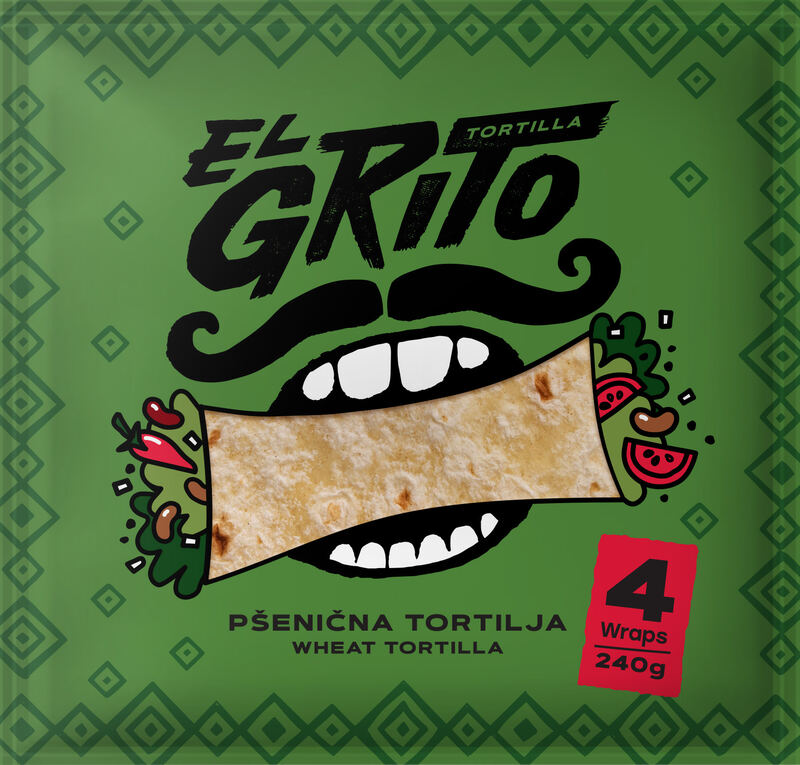 Pšeničná tortilla 240g 4ks
